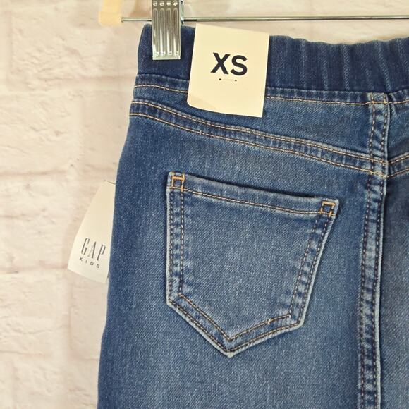 Gap Little Girls Soft Stretch Blue Jean Denim Skirt NWT Size XS 4 5 Pockets - Picture 5 of 8
